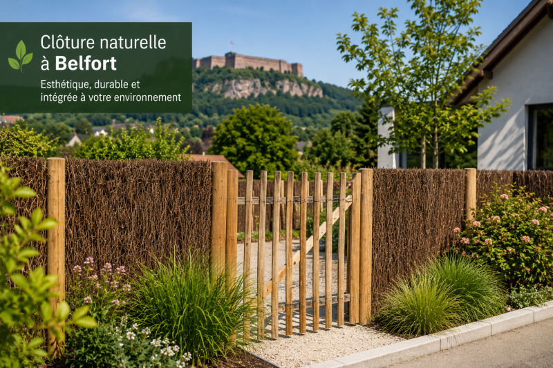 Clôture naturelle à Belfort