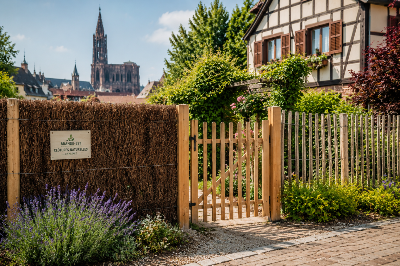 Clôture naturelle à Strasbourg